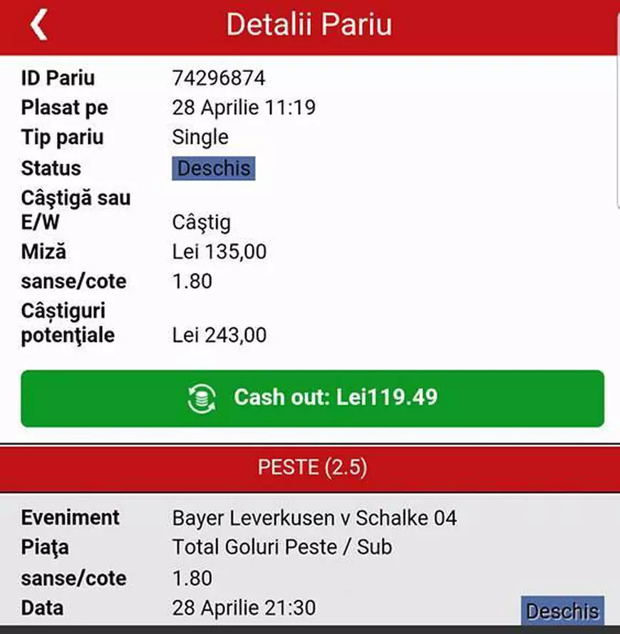 COTA ZILEI și avancronica meciului Bayer Leverkusen - Schalke 04
