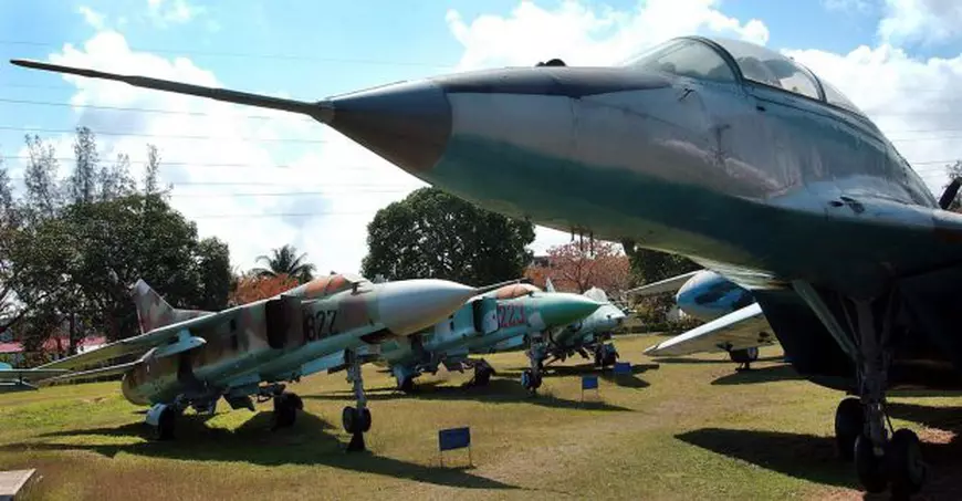 Avioane rusești MIG 29 aflate la sol