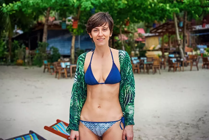 Dana Rogoz, în costum de baie. În ce ipostază indecentă a fost surprinsă