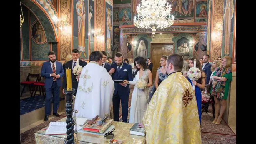 Fostul iubit al Andreei Mantea s-a căsătorit. Primele imagini de la nuntă