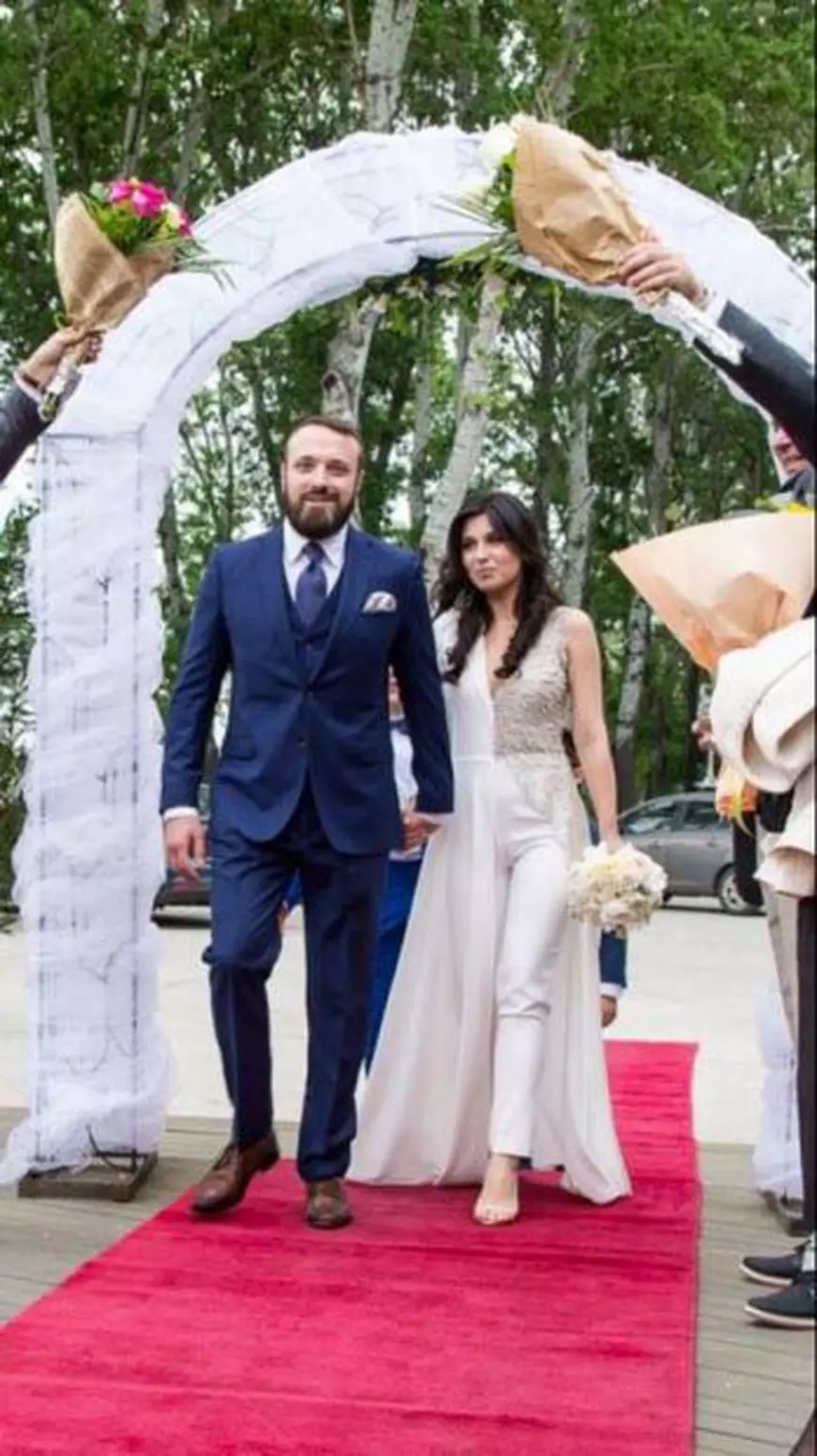 Fostul iubit al Andreei Mantea s-a căsătorit. Primele imagini de la nuntă