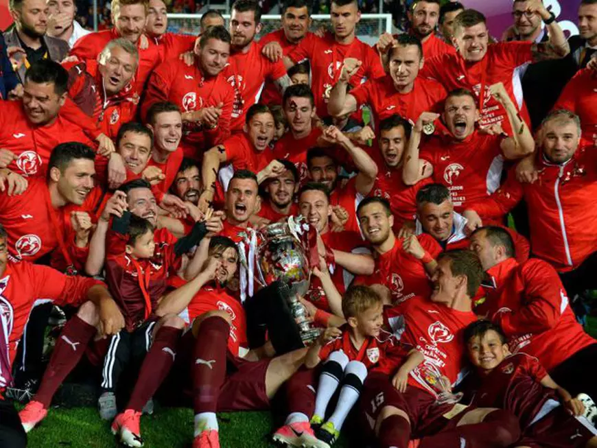 FRF era sigură că Astra va câștiga Cupa României și inscripționase trofeul cu numele echipei din Giurgiu. S-a reparat totul la 2.30 dimineața!