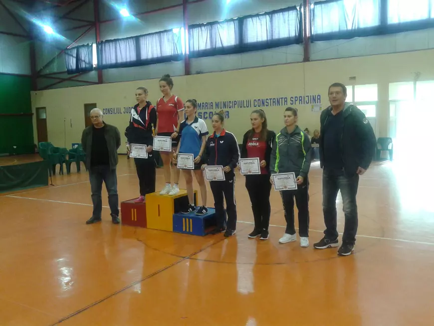 Juniori de perspectivă medaliați la Olimpiada Națională a Sportului Școlar la tenis de masă