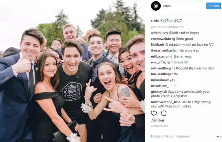 Justin Trudeau “a stricat” poza unor liceeni. Premierul Canadei, surprins la jogging