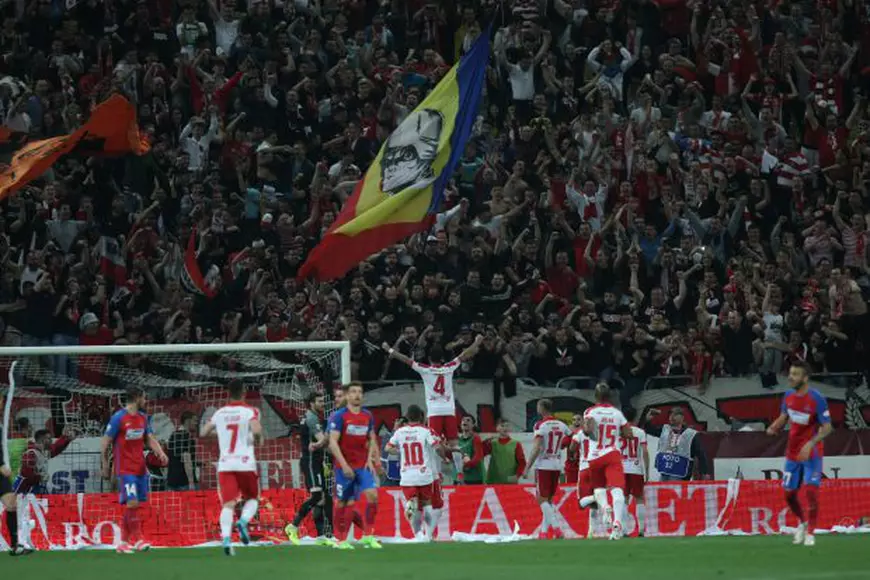 Liga I, etapa a 8-a, play-off: Dinamo - FCSB 2-1. Derby decis în minutul 96, din penalty! ”Cazul Bricheta”, nimica toată pe lângă bombardamentul de pe Arena Națională. Reghe, scandal cu arbitri | LIVE&VIDEO