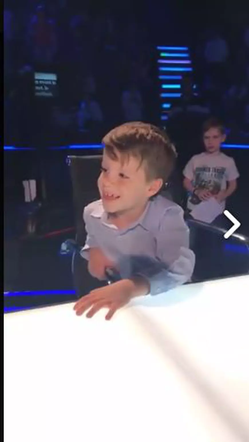 Fiul Andrei și al lui Cătălin Măruță a făcut show la masa juraților de la Românii au talent. I-a luat locul mamei și s-a pus pe glume | VIDEO