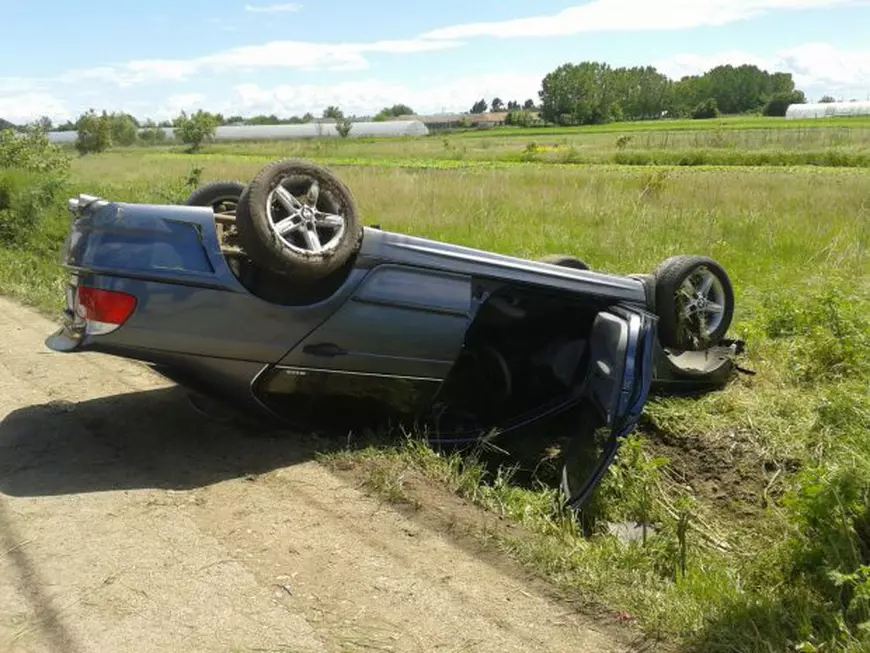 Bătrân ucis într-un accident accident în Dobreni, județul Giurgiu. Ambulanța a preluat alți doi răniți