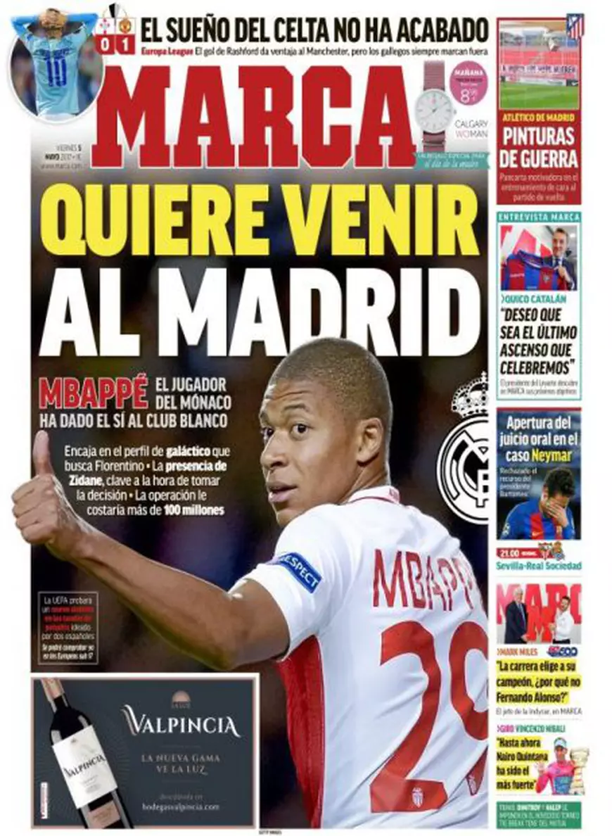 Kylian Mbappe la Real Madrid! Presa spaniolă a anunțat mutarea