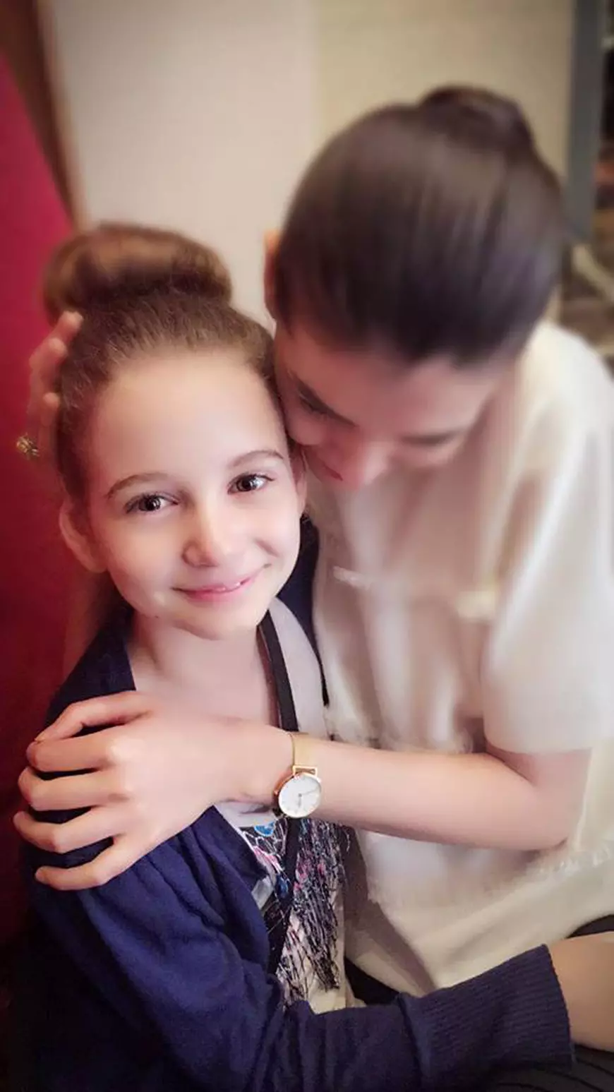 Cum a așteptat-o Monica Gabor pe fiica ei de la școală. Vedeta are talente nebănuite