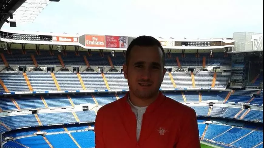 George Gudană, pe stadionul „Santiago Bernabeu”