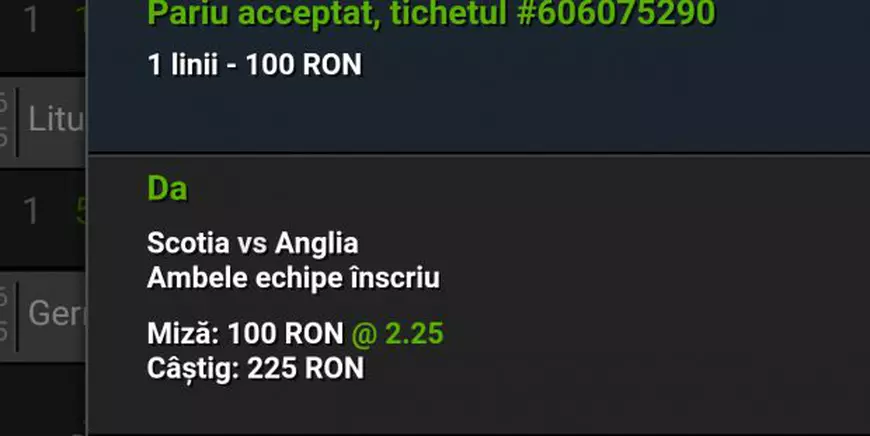 Cota zilei și avancronică pentru meciul Scoția vs Anglia