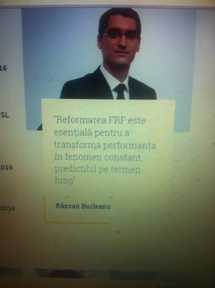 Răzvan Burleanu și-a schimbat citatul după care se conduce în fotbal. Ca să nu mai fie ironizat, a renunțat la ”predictibilitate”