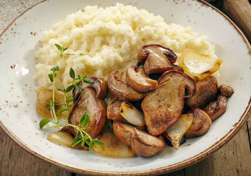 pilaf cu ciuperci