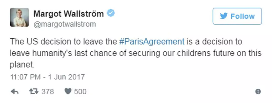 Val de critici după ce Donald Trump a anunțat că SUA se retrag din acordul de la Paris. Cum au reacționat liderii mondiali