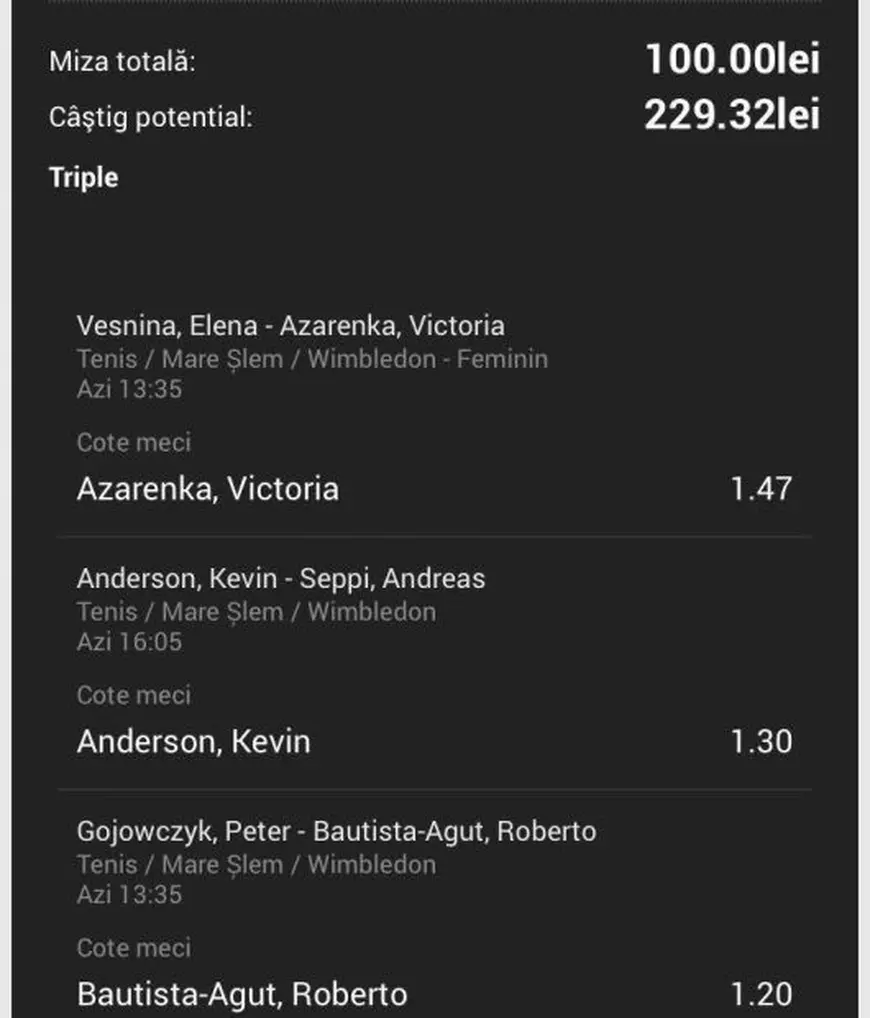 Biletul zilei tenis Wimbledon 05 iulie. Toți ochii pe Wimbledon