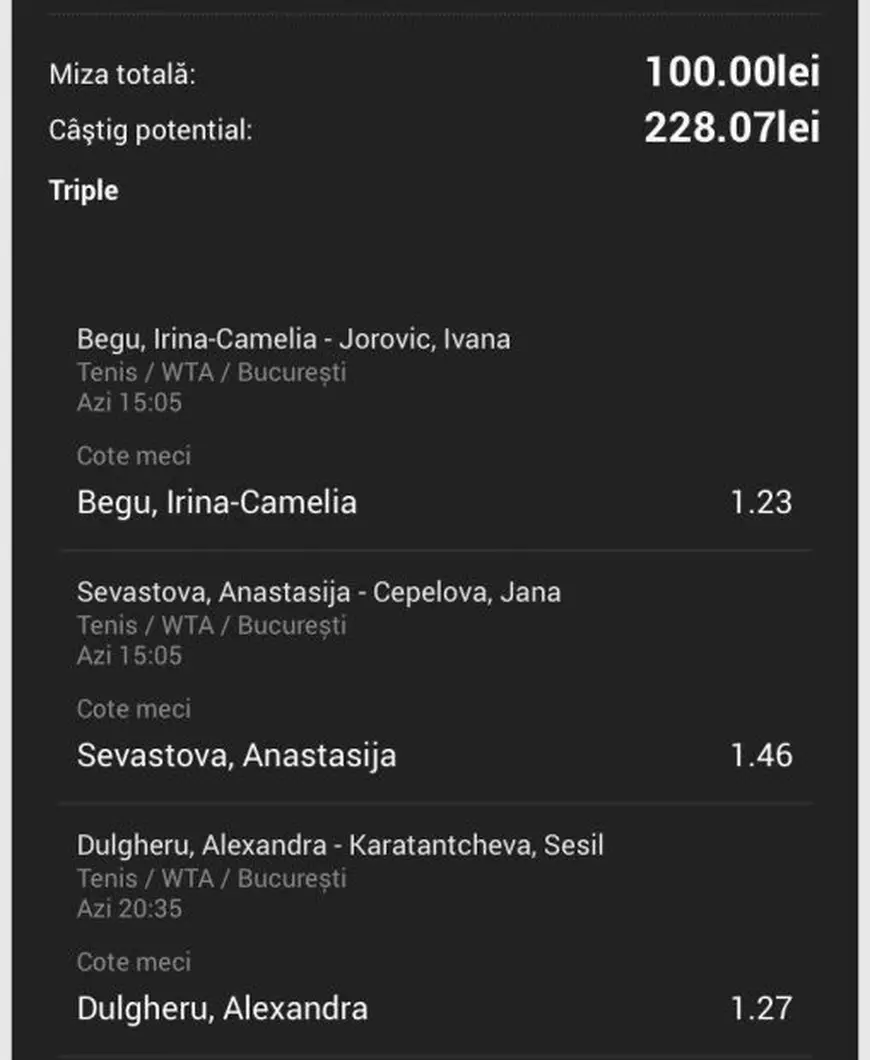 Biletul zilei, tenis, 18 iulie. Toți ochii pe turneul WTA de la București