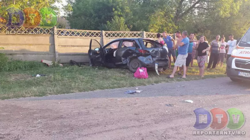 Un bebeluș de 5 luni a murit într-un accident rutier la Negru Vodă