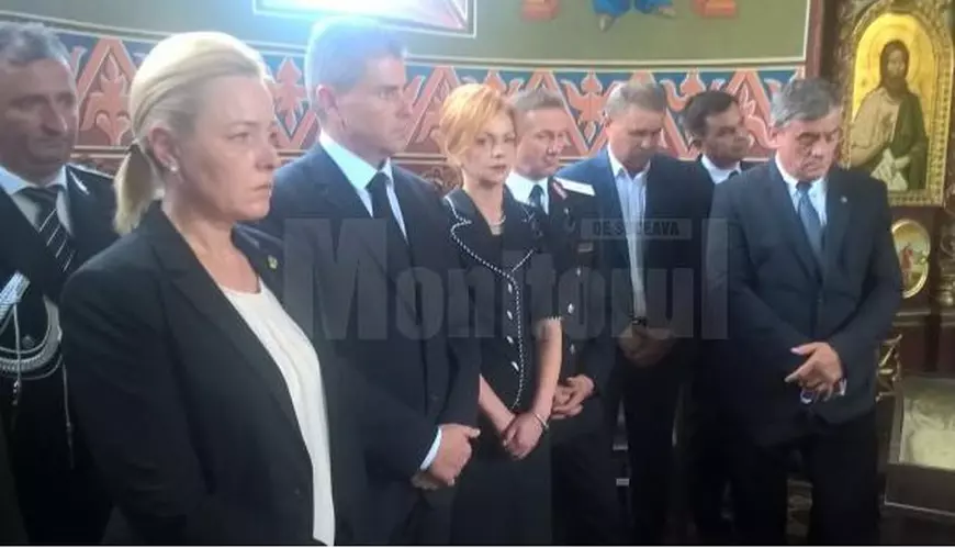 FOTO&VIDEO/ Polițistul omorât în Gara Burdujeni, condus pe ultimul drum