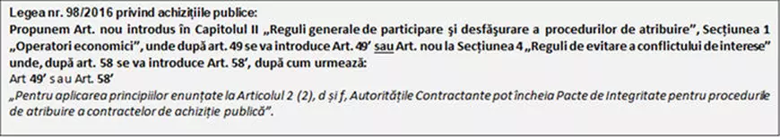 TI-Ro, IPP și SAR cer ANAP să emită normele legale care să permită implicarea societății civile în monitorizarea integrității procedurilor de achiziții publice