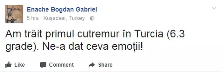 Cutremur în Grecia și Turcia | Turiștii descriu clipele de groază. Ce a scris un român aflat în vacanță