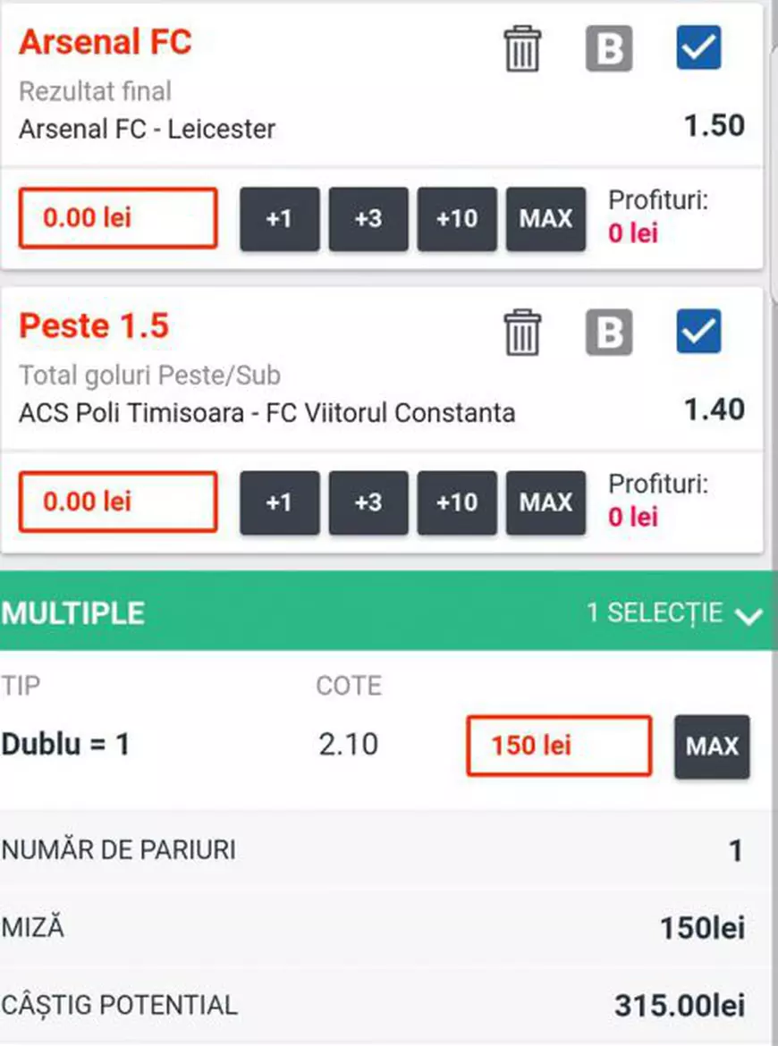 Biletul zilei pariuri fotbal 11 august. Combinație de Premier League cu Liga I!