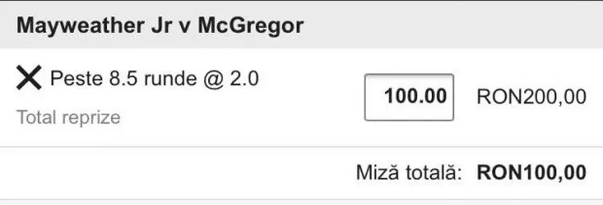 Cota zilei box, 26 august- Pont pariuri și avancronică pentru ”lupta secolului” - Mayweather vs McGregor