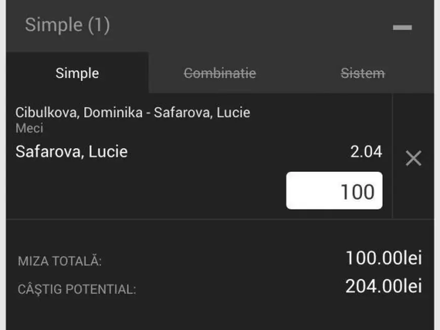 Cota zilei din tenis - Dominika Cibulkova vs Lucie Safarova