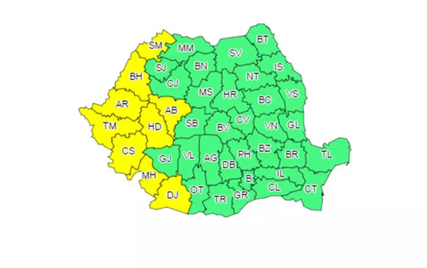 cod galben 9 august 2017