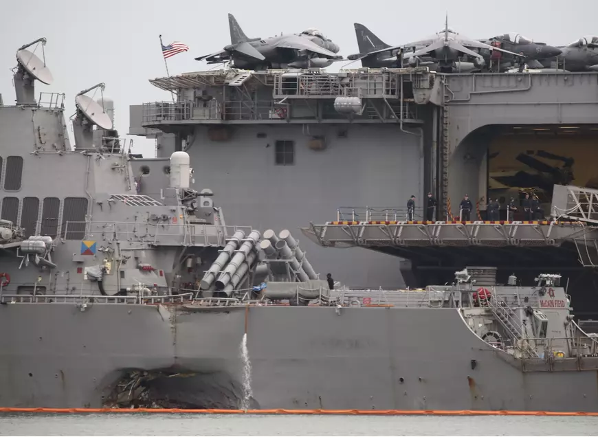 Trupurile celor zece marinari dispăruți în urma accidentului din largul Singapore au fost găsite