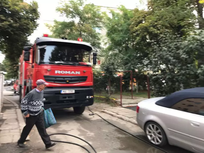 Incendiu în Câmpia Turzii. Planul roșu de intervenție a fost activat