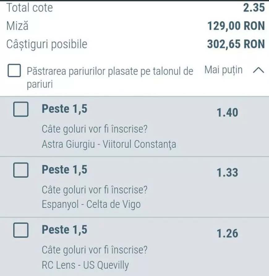 Biletul zilei pariuri fotbal 18 septembrie 2017
