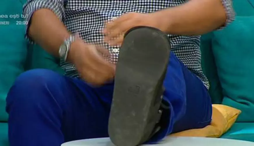 Daniel Buzdugan, accidentat la emisiune. Are două degete de la picior fracturate