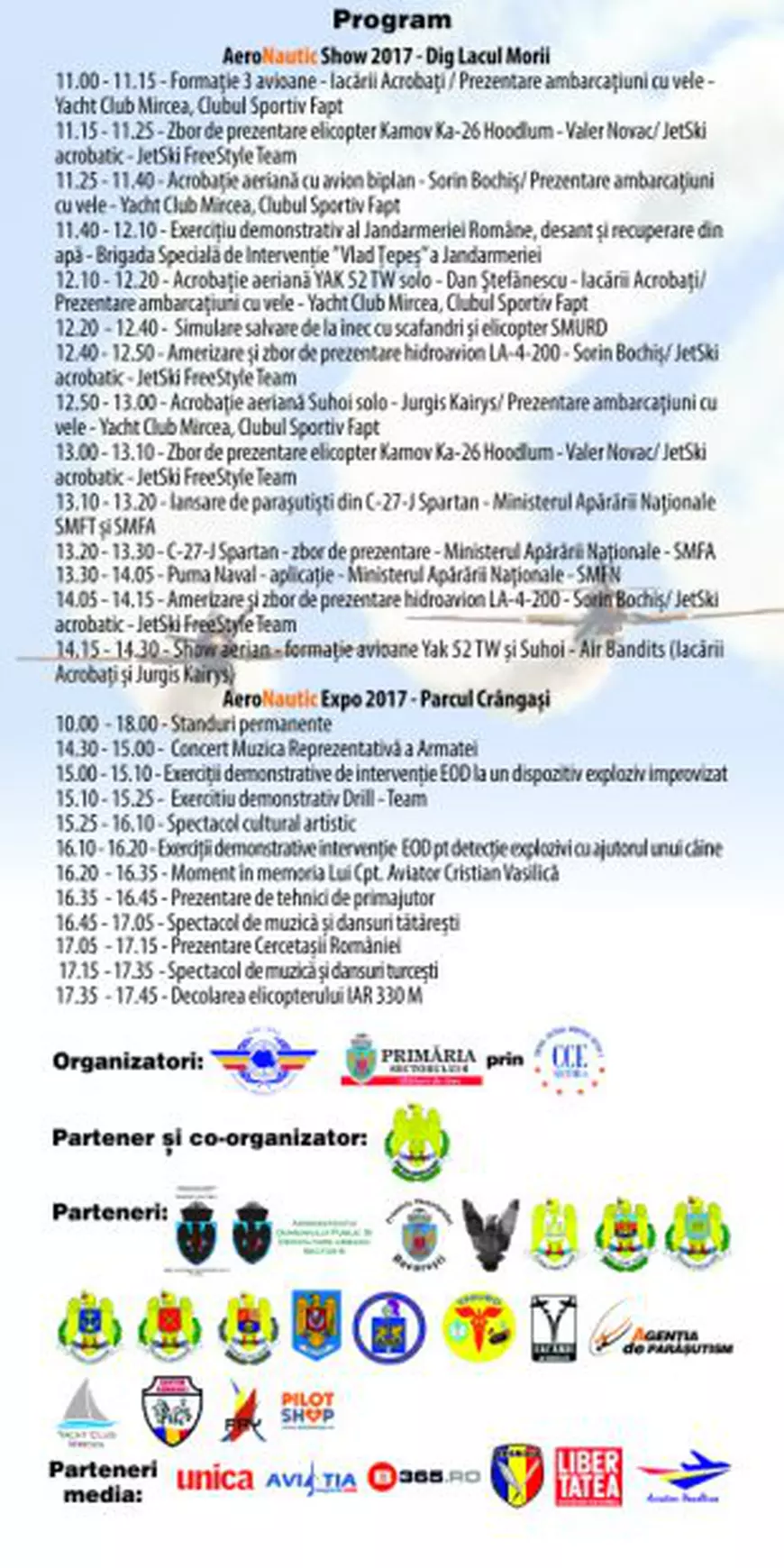 Bucureștenii sunt așteptați sâmbătă la AeroNautic Show 2017