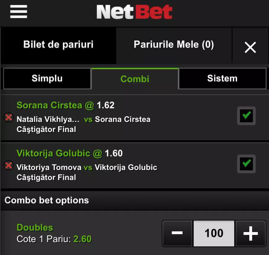 Mizăm pe Sorana Cîrstea în Biletul zilei din tenis 12 octombrie