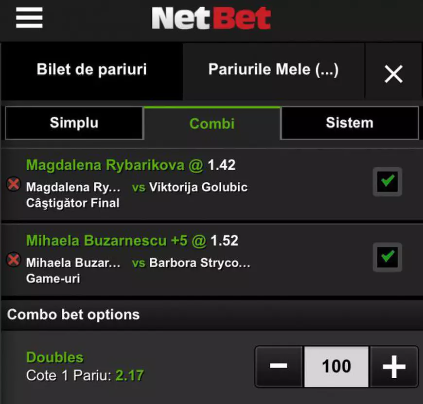 Biletul zilei din tenis, 14 octombrie. Pariem pe meciul Mihaelei Buzărnescu