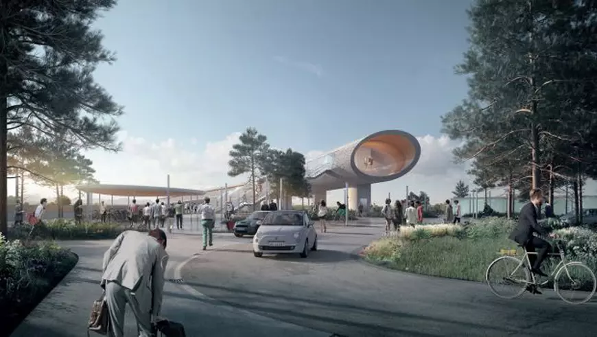 FOTO| Construcție spectaculoasă din Danemarca, realizată cu tablă de la ArcelorMittal Galaţi. Ce spune directorul combinatului