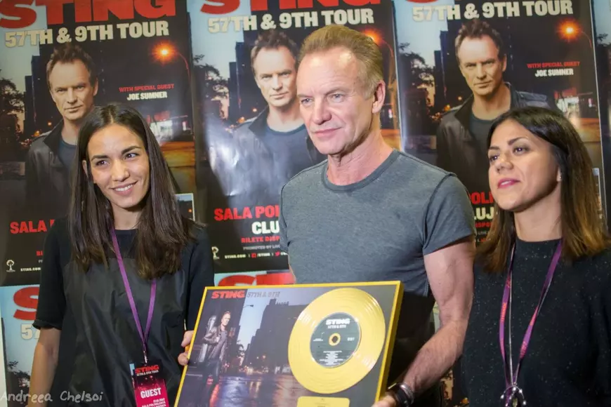 La concertul de aseară, Cluj-Napoca, Sting și fiul său au emoționat publicul vorbind în limba română