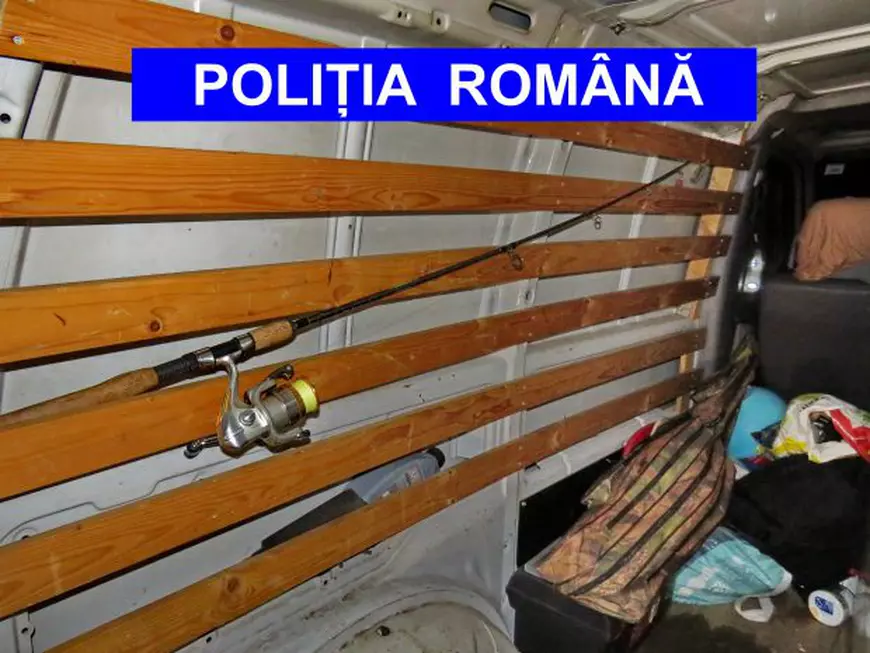 Doi bărbaţi din Galați au fost prinși de polițiști cu aproape 200 de kilograme de sturioni