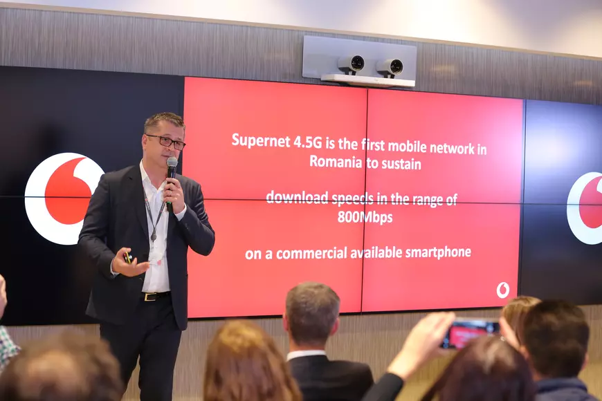 Vodafone lansează serviciul Supernet 4.5G, o punte către tehnologia 5G
