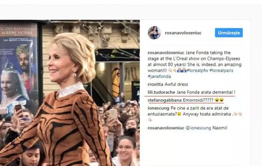 Comentariu șocant al miliardarului Stefano Gabbana pe pagina de Instagram a redactorului șef al Elle România | FOTO