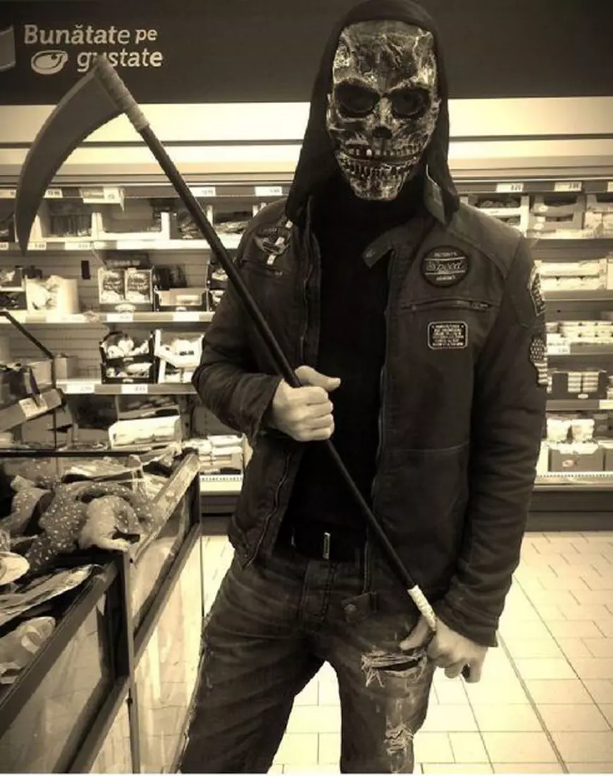 Cum s-a pregătit Tuncay Ozturk pentru Halloween. Apariție șocantă
