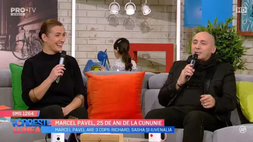 Marcel Pavel și soția lui sărbătoresc 25 de ani de căsătorie