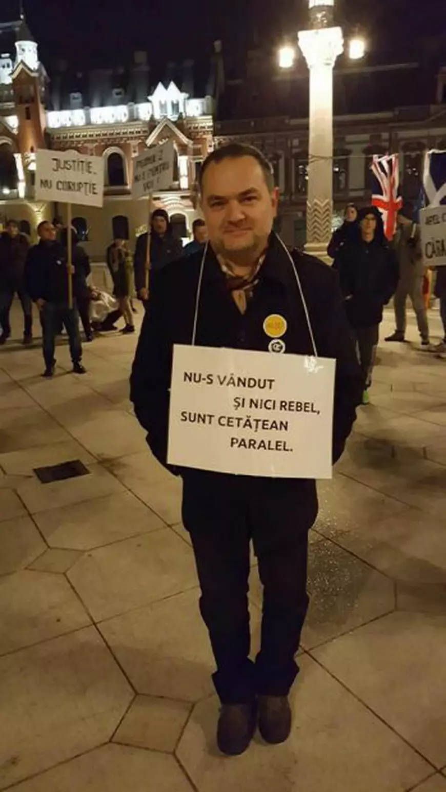 Protestatar la Oradea