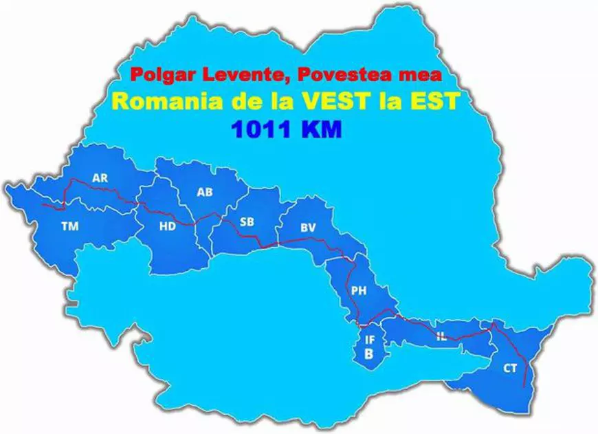 REPORTAJ/Levente Polgar, ultramaratonistul fără o mână, oferă zilnic kilometri de generozitate şi patriotism| VIDEO