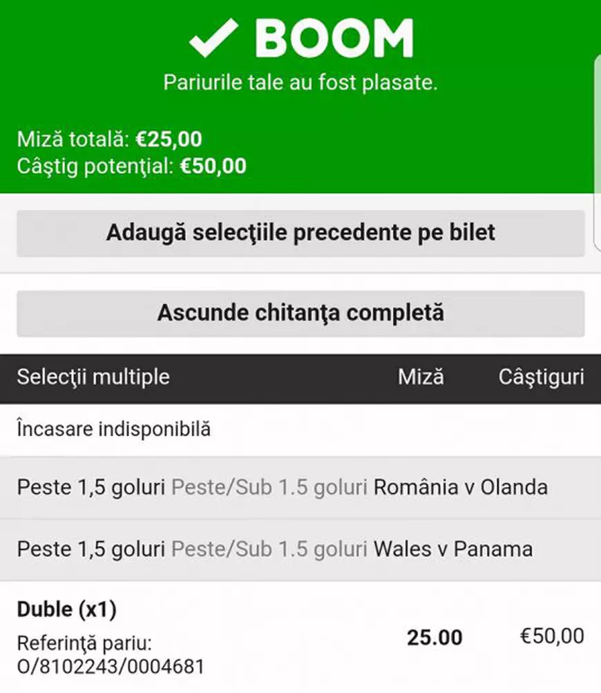 Biletul zilei din fotbal 14 noiembrie. Ne uităm cu atenție la meciul de pe ”Arena Națională”