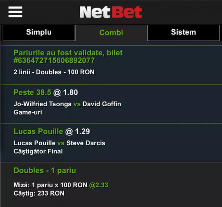 Biletul zilei din tenis 26 noiembrie. Finala Cupei Davis, ziua decisivă