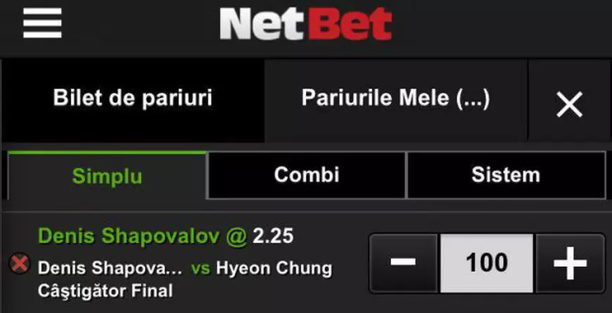 Cota zilei din tenis – Denis Shapovalov vs Hyeon Chung