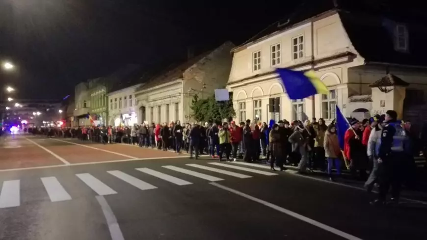 Proteste în marile orașe din România, în paralel cu cel din București
