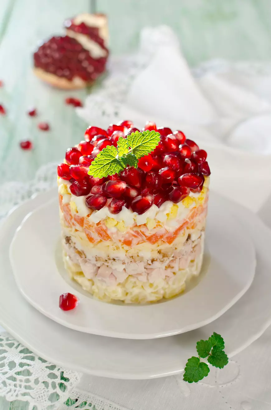 salata de legume cu rodii