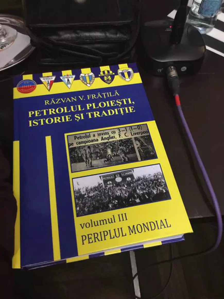 Petrolul Ploiești, în fața istoriei. S-a lansat al treilea volum despre echipa prahoveană / VIDEO